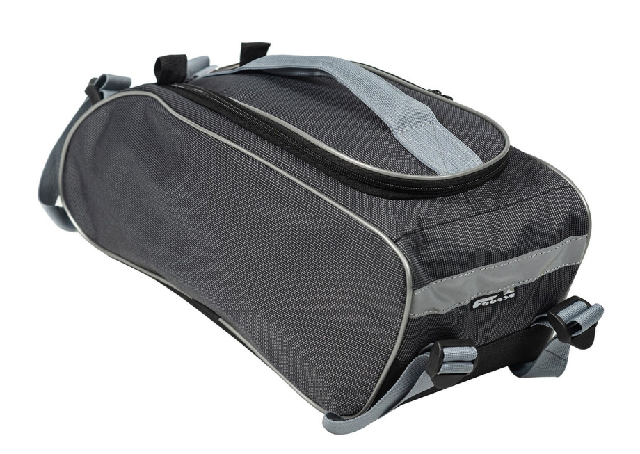 Велосумка Cource Джаст-1 на багажник (чёрно-серая)