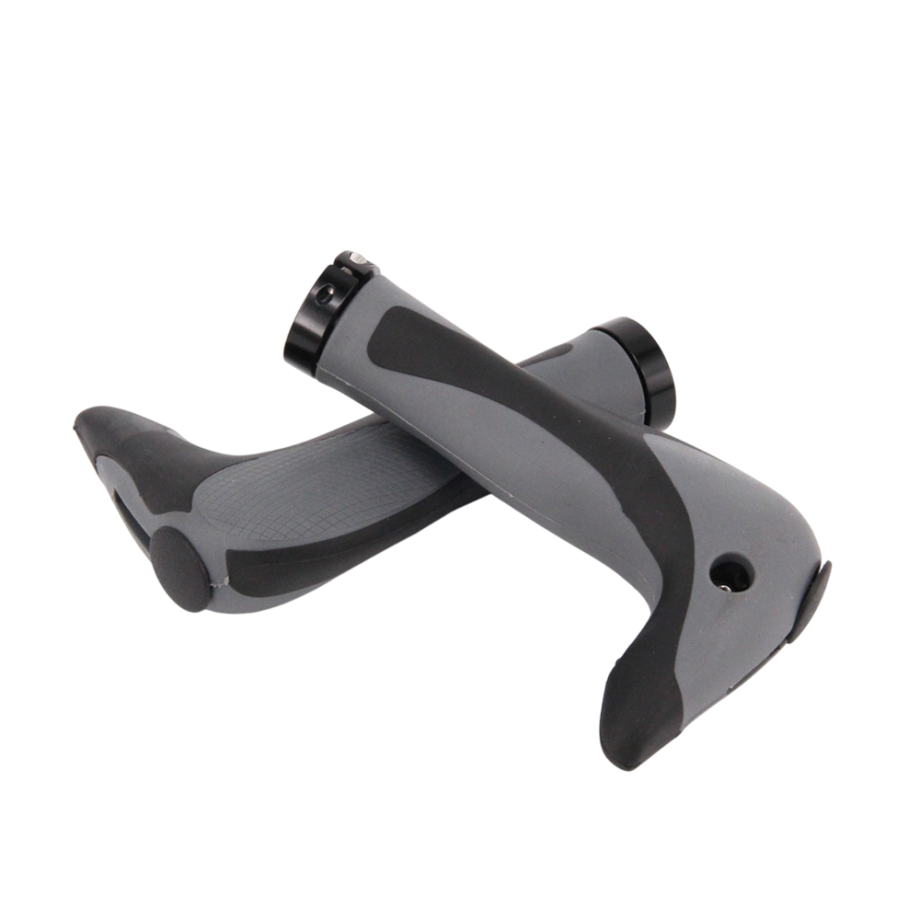 Грипсы Hualong HL-G205 (чёрный/серый, L-150 мм)