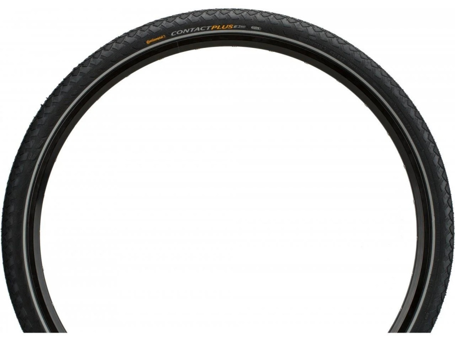 Велосипедная покрышка Continental 28x1.50 (40-622) CONTACT Plus, Black-Reflex