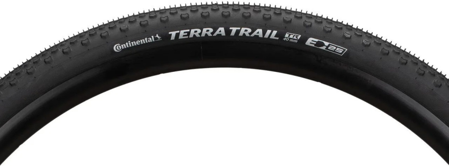 Велосипедная покрышка Continental 700x35C (35-622) Terra Trail ShieldWall, складная, TLR, Black