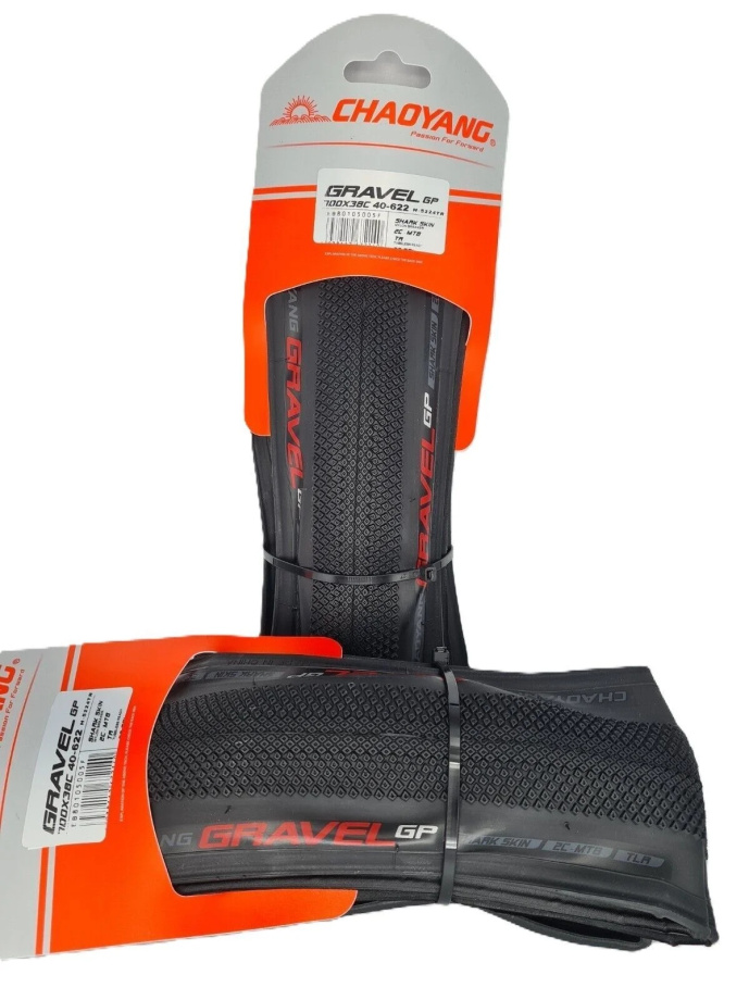 Покрышка Chaoyang GRAVEL GP H-5224TR 700×38C (40-622), TLR/ Shark Skin, 2C-MTB, 60TPI, складная