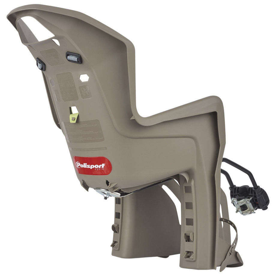 Детское велосипедное кресло Polisport Koolah FF (коричневый/зеленый)
