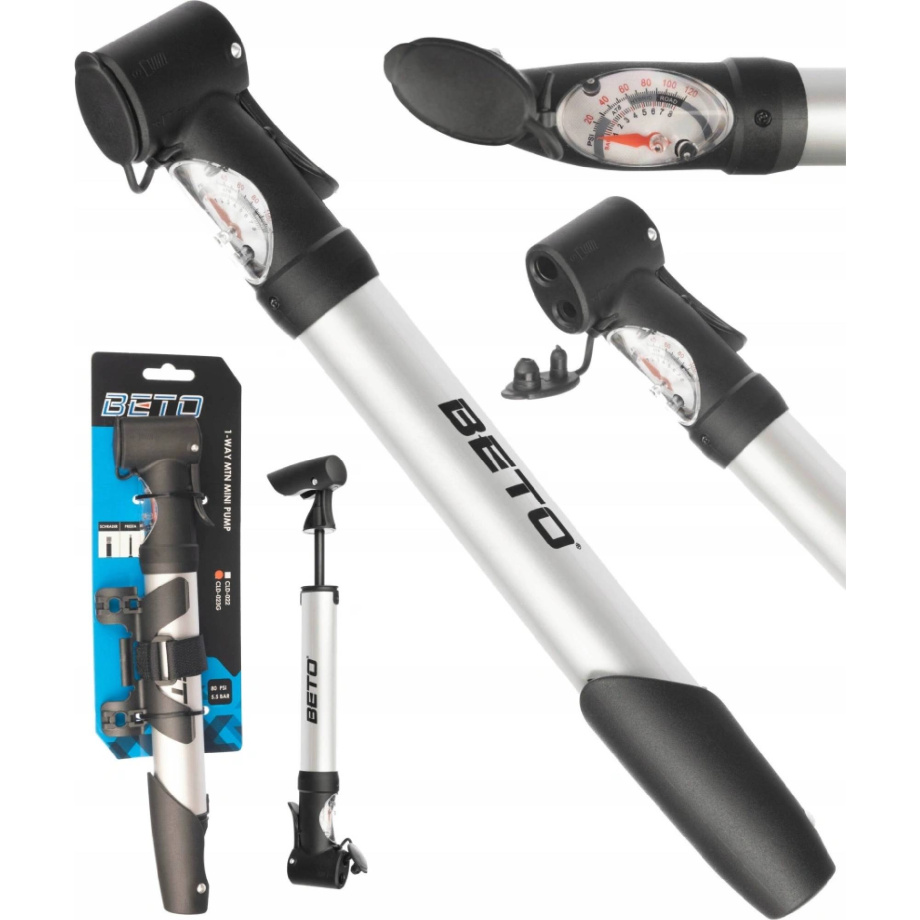 Насос велосипедный компактный BETO CLD-023G