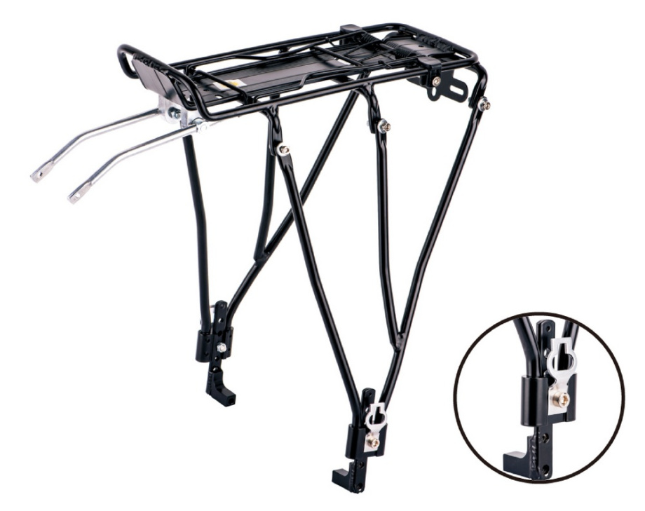 Багажник для велосипеда 2K BLF-H28 (24-29", чёрный)