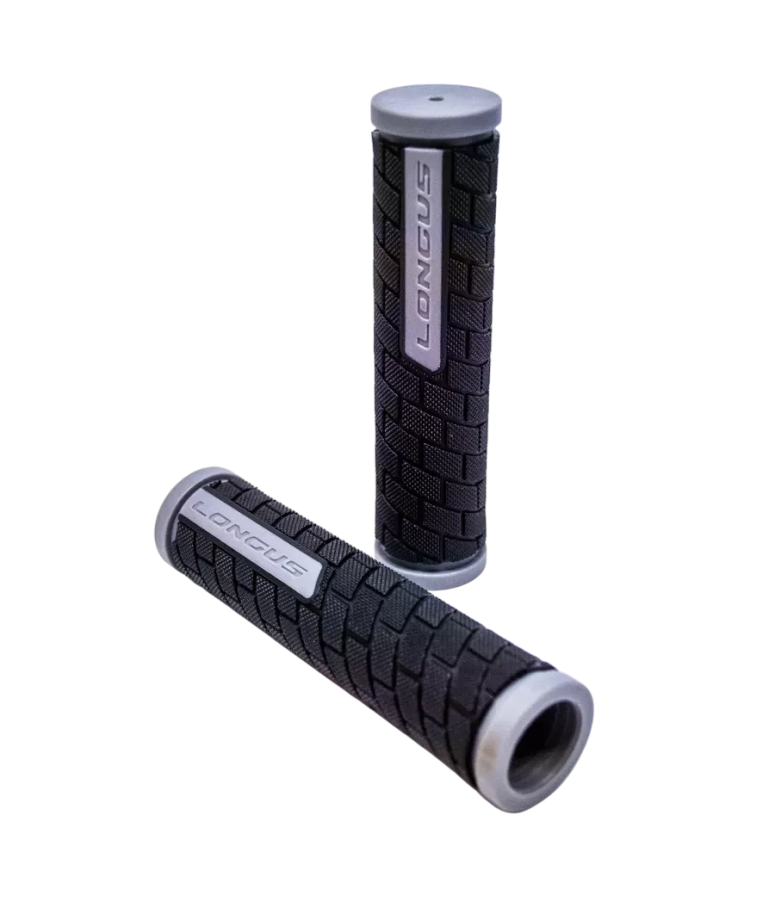 Ручки руля Longus GRID (черный/серый, L-128 мм)