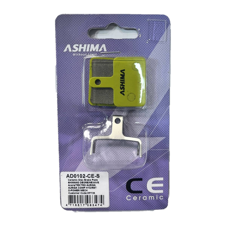 Тормозные колодки Ashima AD0102-CE-S (керамические)