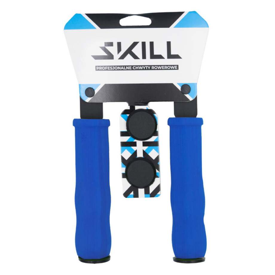 Грипсы SKILL HEXAGON EVA 125 мм (синие)